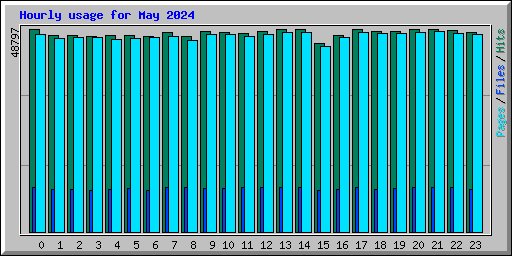Hourly usage for May 2024